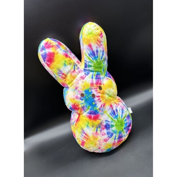 Other - PEEPS Retro Tie Dye Easter Bunny Rabbit Plush Stuffed Animal 2023 Just born 16”